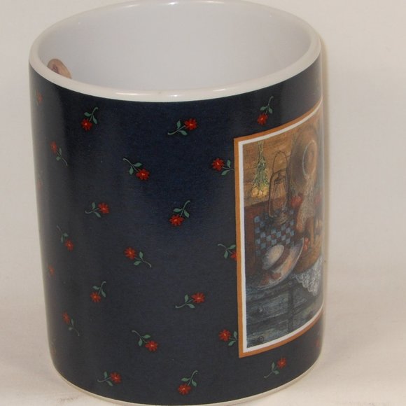 Coffee mug. LANG AND WISE COLLECTOR MUG. Hats & Roses - Picture 2 of 5